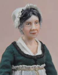Hi. Let me show you the regency cook I made. She is a custom order and will  serve the Lady Mouse I made earlier. 1:24 scale, needle felted mouse in  handmade outfit