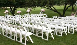 White Resin Folding Chairs Wholesale Romantic Garden Wedding Chair White Folding Chairs
