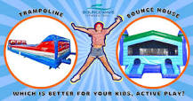 Trampoline Vs. Bounce House - Which Is Better for Your Kids ...