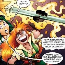 Sufficiently Analyzed Magic In His Tower The Wizard Istar Casts His Fortieth Fireball Today While His Apprentice Dilig Tv Tropes Apprentice Super Villains
