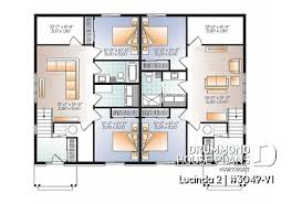The two units are built either. Best Multi Unit House Plans Modern Multi Family And Duplex Plans
