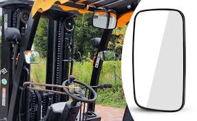 Truck Mirrors 2PCS Forklift Rear View Mirrors 9 Inch Wide View Tractor  Mirror