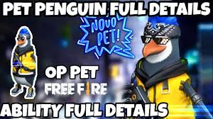 Grab weapons to do others in and supplies to bolster your chances of survival. Free Fire Pet Penguin Ability Full Details Free Fire Penguin Skill Pet Penguin Full Details Youtube