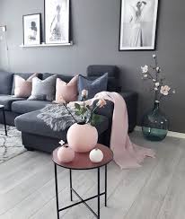 Love The Charcoal And Pink Look Home Decorations Homedecorations Homedesign Comfy Living Room Design Living Room Decor Apartment Gray Living Room Design