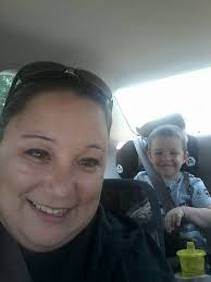 Aussie dog enjoys morning outside in warm weather