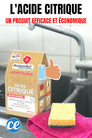 L Acide Citrique Un Produit Economique Et Efficace Acide Citrique Economique Efficace Produit Autosfo Homekeeping Cleaning Household Diy Household