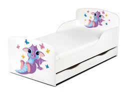 Alles, was du über die ikea hemnes kommode wissen musst. Einzelbett Aus Holz Baby Drache Kinderbett 140x70 Cm Mit Matratze Und Schublade Leomark De