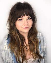 50 Most Trendy And Flattering Bangs For Round Faces In 2021 Hadviser Bangs For Round Face Hairstyles With Bangs Long Textured Hair