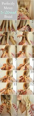 Awesome Five Strand Braid Step By Step Tutorial Hairstyles Weekly Hair Styles Hair Waves Long Hair Styles