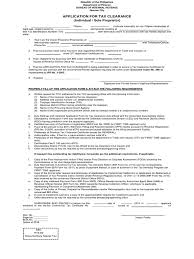 Application form for tax clearance certificate. Tax Clearance Form Taxpayer Taxes