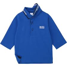Maybe you would like to learn more about one of these? Boss Polo Manches Longues En Coton Bebe Bleu Kids Around