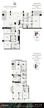 Latitude Med Center Houston Penthouse Apartment Floor Plan Floor Plans Condominium Floor Plan