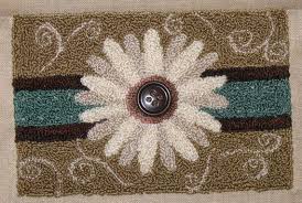 Yarn Hooking 14 Fabulous Projects For The Modern Rug Hooker Ribbonrie Punch Needle Pattern Punch Needle Patterns