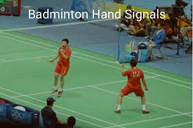 This is for a delay warning. Badminton Hand Signals The 17 Most Common Hand Signals