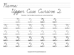 Upper Case Cursive Q Worksheet For 2nd 3rd Grade Lesson Planet There are two basic forms you will see: upper case cursive q worksheet for 2nd