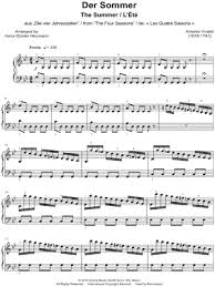 Antonio Vivaldi The Four Seasons Spring Sheet Music Piano Solo In E Major Download Print Sheet Music Classical Music Music