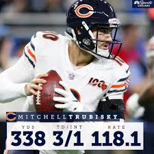 A loss is not necessarily fatal. Nbc Sports Chicago On Instagram How Would You Grade Mitchell Trubisky S Performance Today Chicago Chicago Bears Football Sports