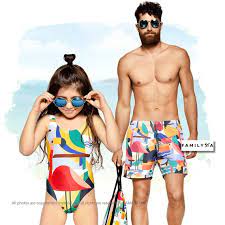To attending a ballet class with his daughter, russell has embraced his life as a father. Father And Baby Matching Swimwear Online