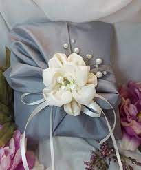 Wedding Ring Pillow Ring Bearer Pillow Fabric Flower Satin Etsy In 2021 Ring Pillow Wedding Ring Bearer Pillow Satin Fabric Flower Brooch