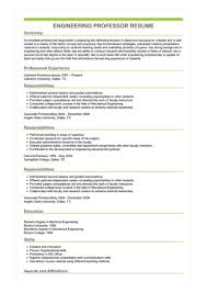 Now ive seen all the posts. Engineering Professor Resume Example