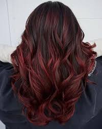 From Rose Gold To Deep Red Balayage Hailtothehair Redombre Ombreweddinghair Red Balayage Hair Red Highlights In Brown Hair Red Balayage