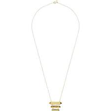 Gorjana Layla Tiered Necklace Gold Necklace Tiered Necklace Geometric Pendant Necklace Gold Chain With Pendant