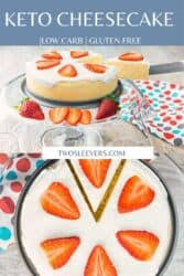 Cut a circle of parchment to fit the bottom the pan and grease the paper. Low Carb Cheesecake Instant Pot Cheesecake Twosleevers