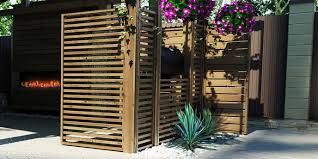 Patio privacy screens, backyard privacy screens, deck privacy, porch privacy screens. 7 Inexpensive Backyard Privacy Ideas Budget Dumpster