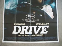 DRIVE * 2011 ORIGINAL MOVIE POSTER FRENCH GRANDE LARGE RYAN GOSLING  AUTHENTIC NM