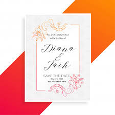 Vous pouvez opter pour le modèle gratuit pour les invitations de mariage à imprimer l`échantillon ici vous pouvez également voir les modèles d`invitations de mariage en pdf 1. View 22 Modeles De Conception Dinvitation De Mariage Telechargement Gratuit Laptrinhx News