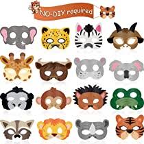 Maybe you would like to learn more about one of these? 16 Piece Animal Masks Animal Costume Party Favors With 16 Different Animal Face For Petting Zoo Farmhouse Jungle Safari Theme Birthday Party Halloween Masks Dress Up Party Supplies Amazon Ae Home