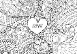 Kalp Uzerinde Yetiskin Ya Da Sevgililer Karti Icin Boyama Kitaplari Icin Cicekler Stok Illustrasyon Coloring Books Love Coloring Pages Valentines Cards