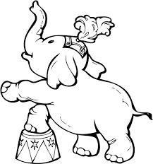 They are all free to print, and the kids will love coloring them in. Circus Elephant Coloring Page Clipart Full Size Clipart 1866121 Pinclipart