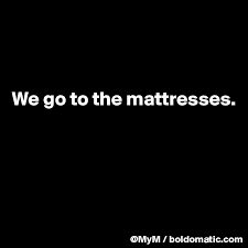 We did not find results for: We Go To The Mattresses Post By Mym On Boldomatic