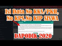 Maybe you would like to learn more about one of these? Cara Isi Data No Kks Pkh No Kps Di Dapodik 2020 Youtube