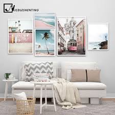 Details make all the difference when it comes to home decorating. Landscape Canvas Poster Nordic Decoration Bus Ocean Beach Wall Art Print Painting Decorative Picture Scandinavian Home Decor Buy At The Price Of 2 32 In Aliexpress Com Imall Com