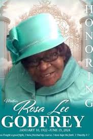 Rosa Lee Godfrey Obituary in Grantville at Sewell Mortuary