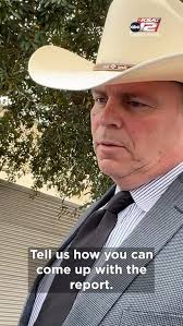 Investigator Jesse Prado leaves a meeting after announcing that his report  found that the Uvalde Police department did not commit any wrongdoing or  violate any policy in its response to the deadly