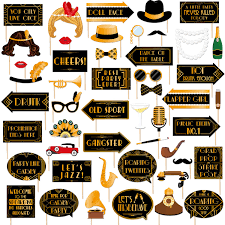 Check spelling or type a new query. 49pcs Roaring 20s Photo Booth Props Great Gatsby Party Decorations 1920s Party Supplies 20 S Twenties Party Favors Jazz Flapper Speakeasy Party Decor Buy Online In Macedonia At Desertcart 189290899