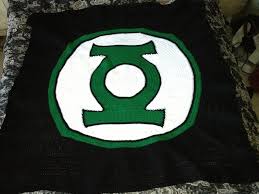The green lantern movie will be available in theaters in the usa starting tomorrow, june 17, 2011. Green Lantern Blanket Crochet Projects Knitting Yarn Green Lantern