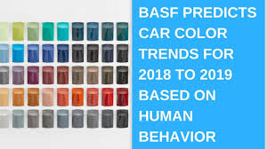 Basf Predicts Car Color Trends For 2018 To 2019 Based On Human Behavior
