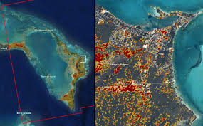 mapping dorians damage to the bahamas nasa earth science