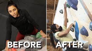 In our first class, the instructor specifically told us to use our legs. Michelle Khare Tries Bouldering From Fear To Fearless Youtube