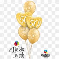 No matter what season your anniversary is in, we have a flower arrangement for you. Happy 50th Anniversary Gold Balloon Bouquet An 06 Qualatex Hd Png Download 700x1002 1692795 Pngfind