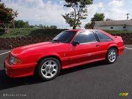 Image result for Bright Red 1993 Mustang