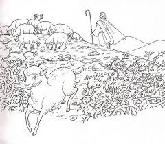 Lost sheep coloring pagegallery for photographersthe lost sheep. Lost Sheep Coloring Page Sheep Coloring Page Sheep Coloring Coloring Pages