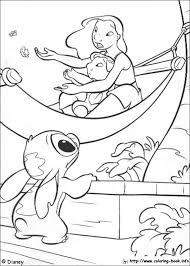 Stitch trying his hands on. Lilo And Stitch Coloring Pages On Coloring Book Info Coloring Home