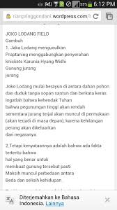 Contoh soal bahasa jawa kelas 10 semester 1 kurikulum 2013 inputsoal com. Buatkan Cerkak Bahasa Jawa Dengan Joko Lodang Di Atas Ini Plisss Brainly Co Id