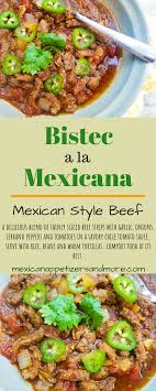 A Delicious Blend Of Thinly Sliced Beef Strips With Garlic Onions Serrano Peppers And Tomatoes In A Savory Chi Serrano Pepper Recipes Stuffed Peppers Recipes