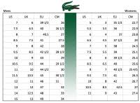 lacoste shoes size chart